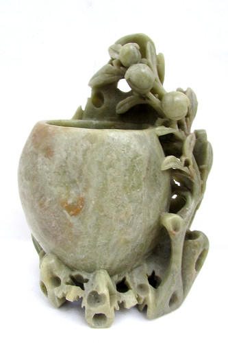Vintage chinese soap stone - soap,