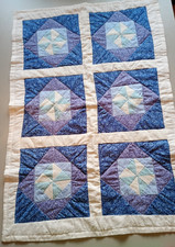 Handmade cot pram patchwork