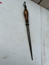 Premier Francis Newton Butchers Meat Hook, Wood, Brass, Metal, Vintage/ Antique