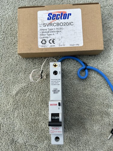Sector 20a type 30ma mcb - sector,
