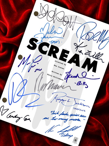 Scream signed movie - scream,,