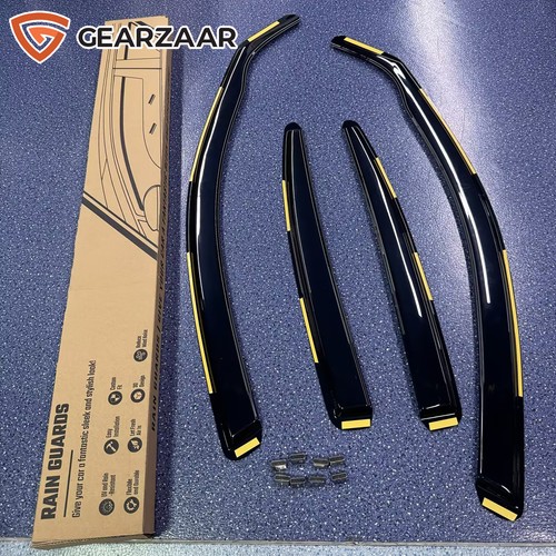 4pc wind deflectors - 4pc, tinted