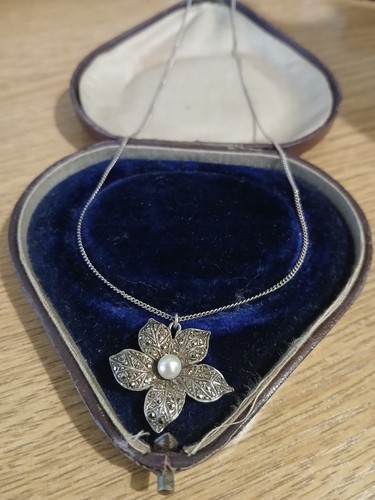 Silver saltwater pearl - silver,