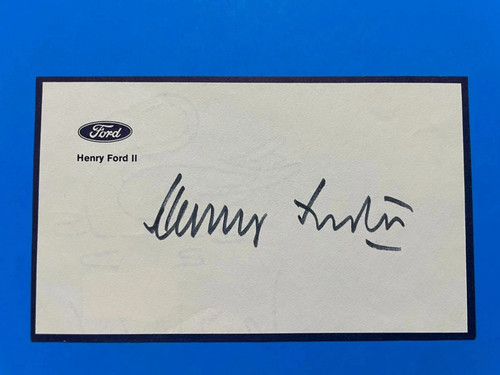 Henry ford signed - henry,