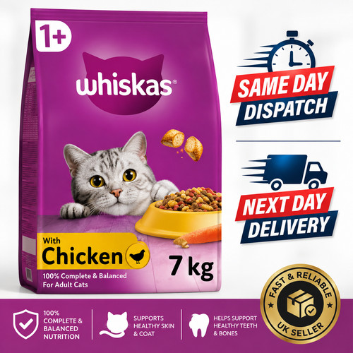 Whiskas adult dry cat - whiskas, food