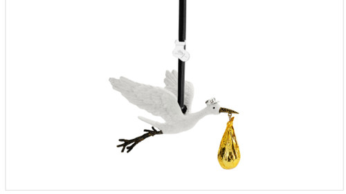 Michael aram stork ornament - stork,