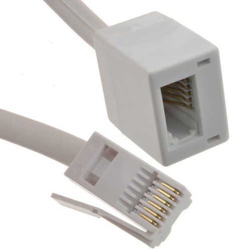 Wire bt telephone - 5m,