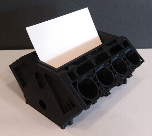Engine block business card - v8,