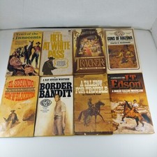 Westerns Paperback Lot Of 8