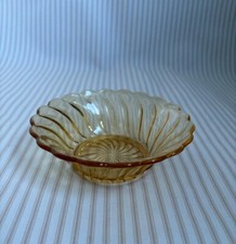 Vintage Amber Glass Nibbles