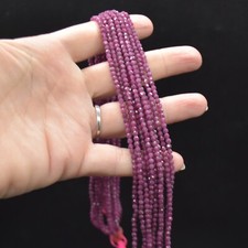 FACETED Round Beads 3mm - 15"