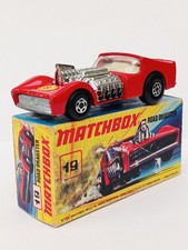 Matchbox Superfast No 19 Road Dragster 1970  Red, Excellent Condition Boxed. 