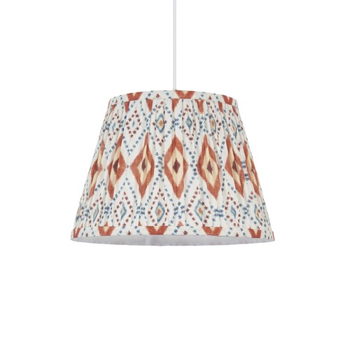 Ikat orange colourful 30cm - orange,