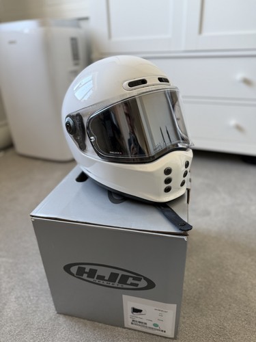 Hjc v10 helmet white - hjc,