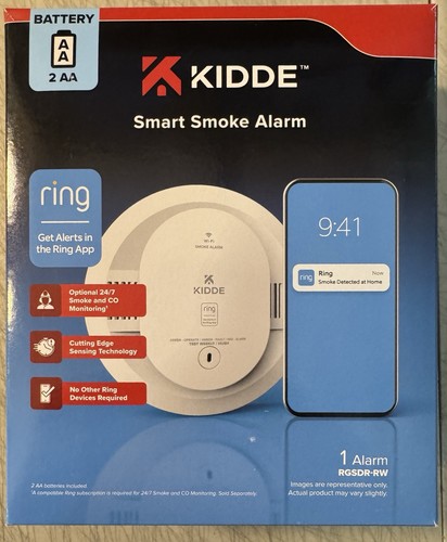Kidde battery powered ring - battery-powered,