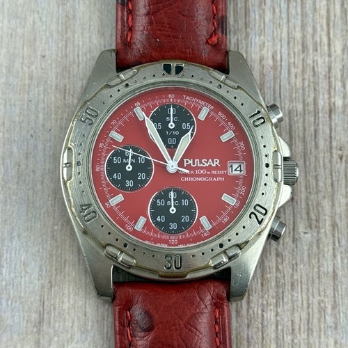 Pulsar men red - men’s, dial