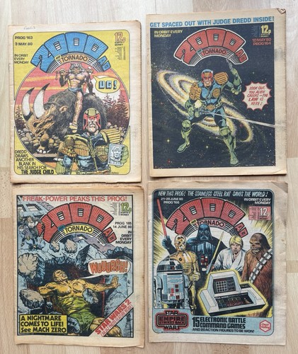 2000ad progs 163 166 - 2000ad, 163-166