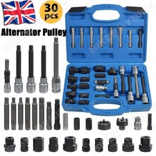 30PCS Alternator Pulley Decoupler Clutch Freewheel Drive Remove Install Tool Kit