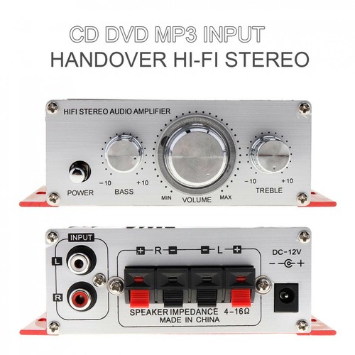 Mini 2ch hifi amplifier - 2ch, dvd