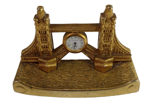 Tower bridge desk table clock - tower,