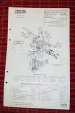 BEDFORD 12 hp CA VAN  ZENITH