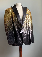 GOLD SEQUIN JACKET  large 40