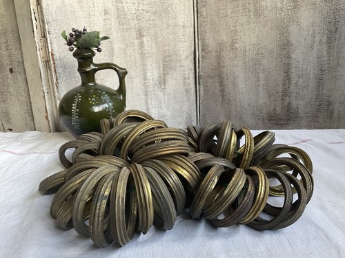 Antique curtain rings 19th - antique,