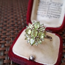 Sterling Silver Ring Peridot