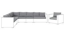 Beliani outdoor cushion cover - outdoor,