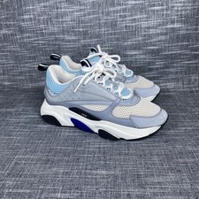 Dior B22 Trainers Size 8 UK (42) Men’s Grey Baby Blue & White Low Designer shoes