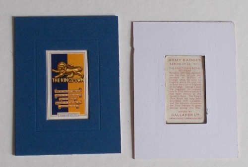 Cigarette card gallaher - card,