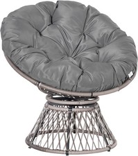 360° Swivel Rattan Papasan