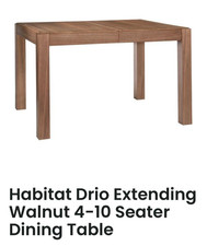 Habitat Drio Extending Walnut