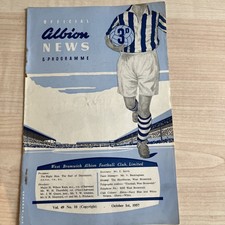 West Bromwich Albion v Birmingham City 1/10/57 Vol 49 No 10