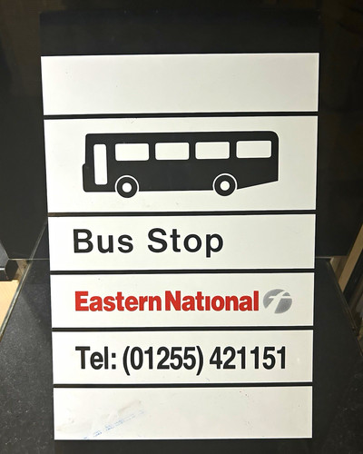 Eastern national bus stop - national,