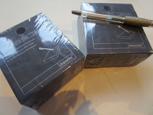 Black note pads - 2,