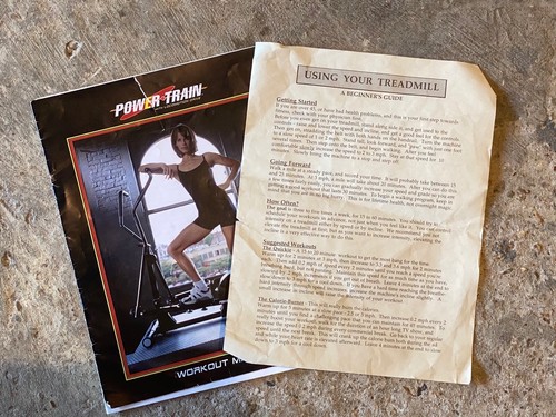 Power train treadmill booklet - train,