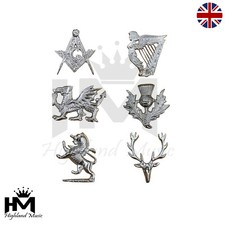 Chrome Glengarry Cap Badge –