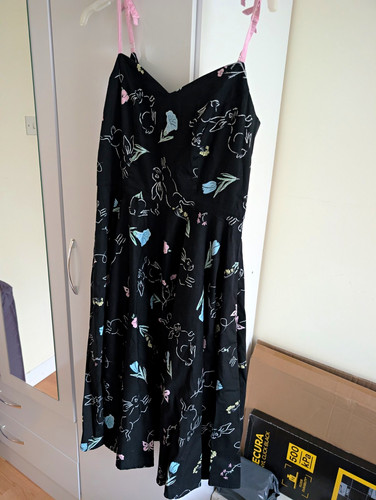 Hell bunny black floral - bunny,