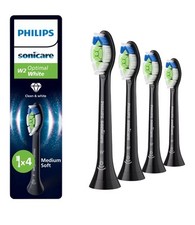 Philips Sonicare W2 Sonic Toothbrush Heads 3x Black