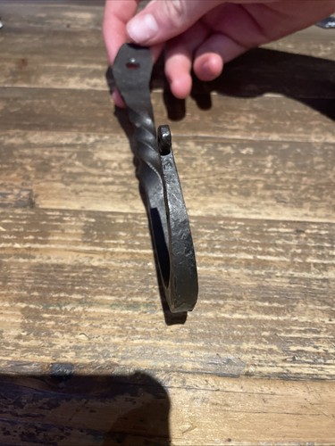 Blacksmith hand forged hooks - hand,
