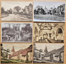 Compton Nr Godalming old Postcards x 6