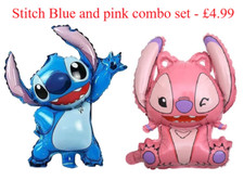 Stitch & Lilo angel combo foil balloons set stitch birthday party decorations