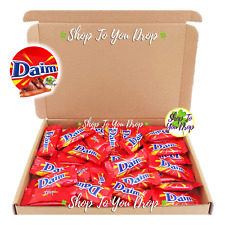 40 CADBURY MINI DAIM BARS CHOCOLATE PERSONALISED GIFT BOX Valentines Present🍫🎁