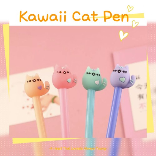 Novelty cute cat kitten - cute, pens