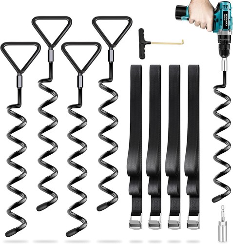Heavy duty ground - anchor, pack