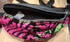 bum bag women New Look Neon Pink To Yellow Changing Sequins