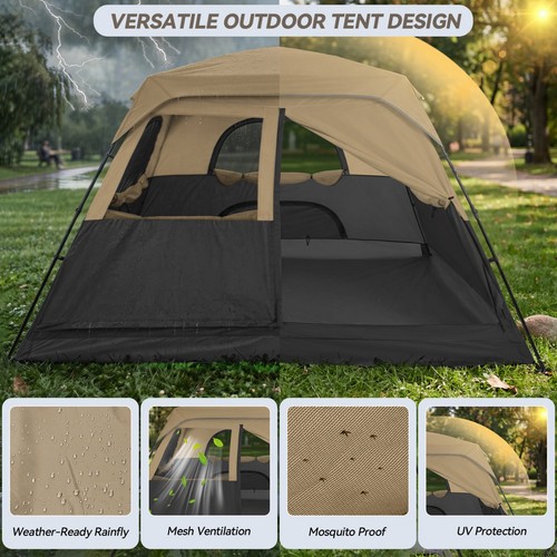 Person camping tent - 6‑8,