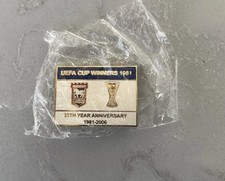 New Ipswich Town UEFA Cup Winners 25th Anniversary Pin Badge 1881-2006 ITFC