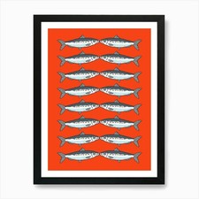 Sockeye Salmon.uk Art Print